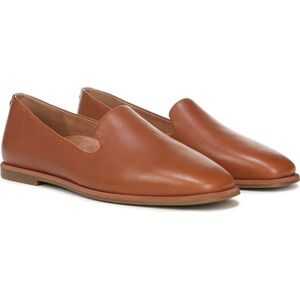 Vionic Willa 2.0 Slip On Leather Flat Loafer Arch Support Brown Camel 8 Comfort